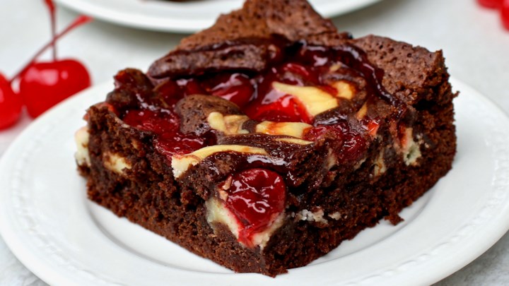 Cherry Cheesecake Brownies