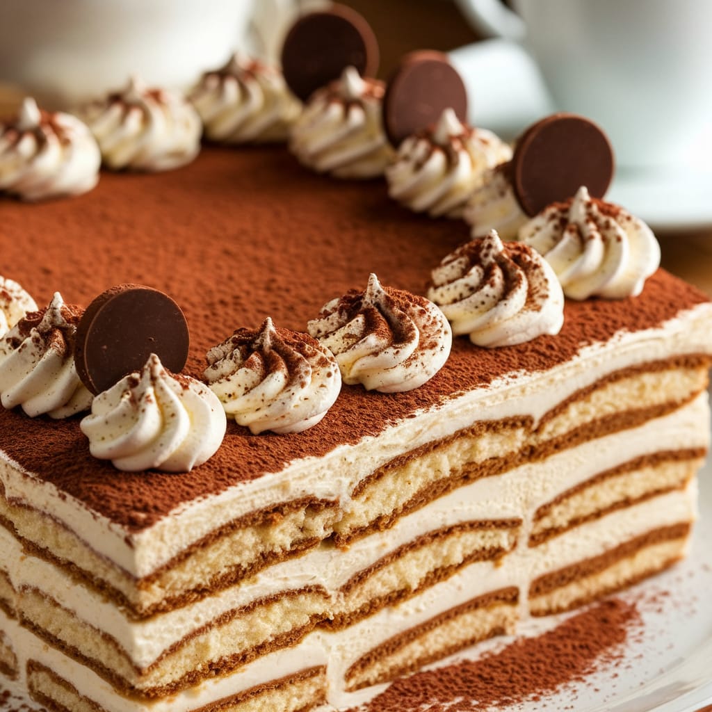 Coffee-Flavored Tiramisu Cake Recipe