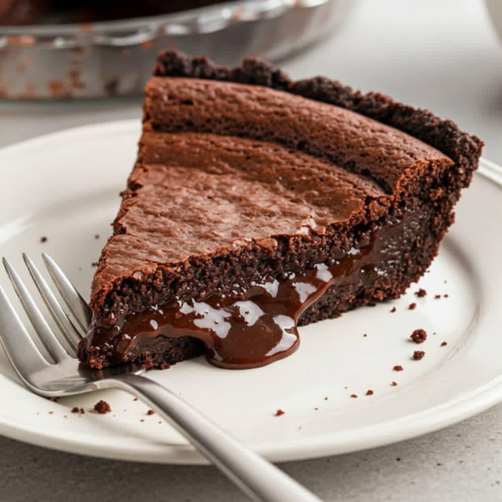 Gooey Brownie Pie