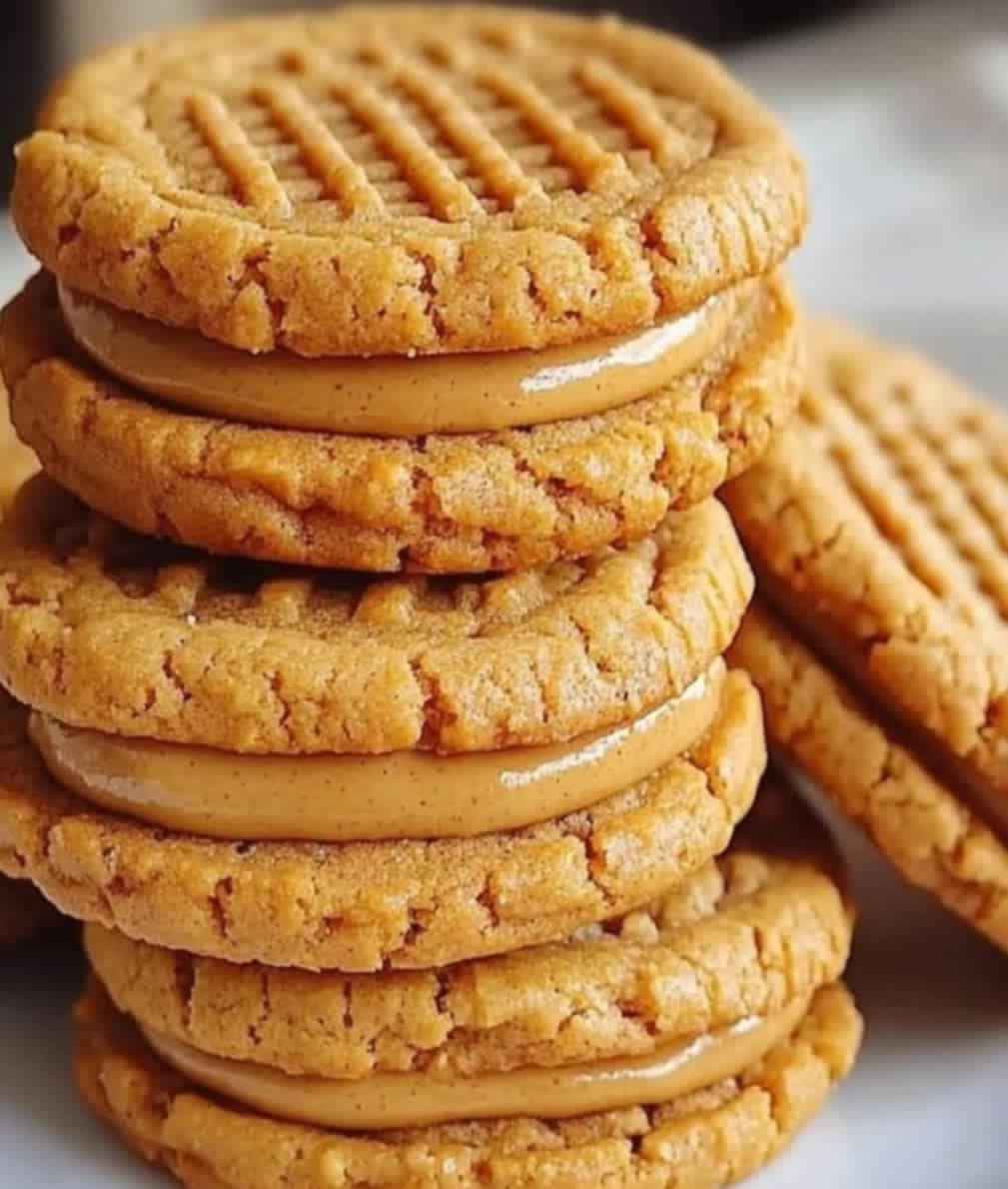 Homemade Peanut Butter Sandwich Cookies