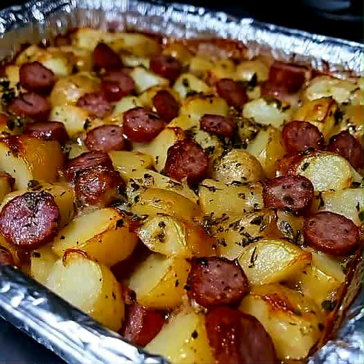 Smoked Sausage and Potato Bake
